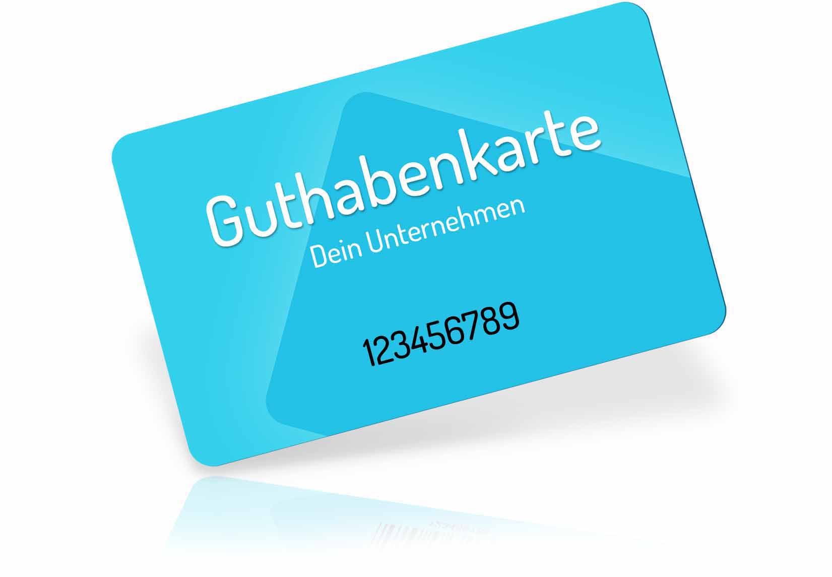 Guthabenkarten bedrucken lassen