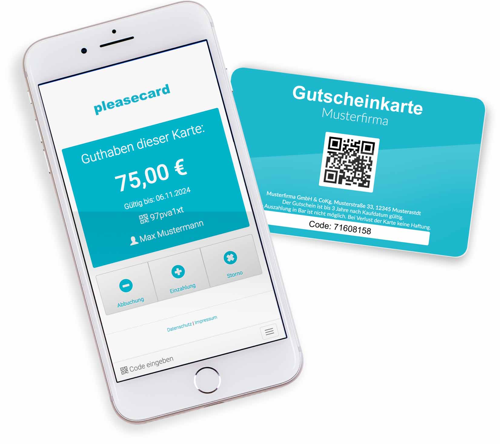 Anbieter für Gutscheinkarten im Scheckkartenformat (Kreditkartenformat) mit Gutscheinkarten-System für die Gastronomie