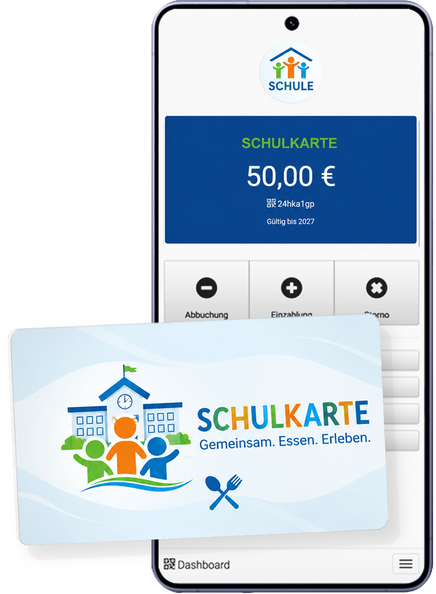 Digitale Guthabenkarte für Schulkantinen