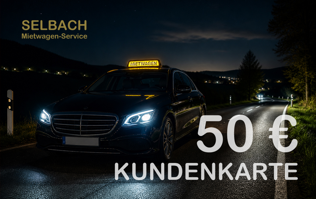 Guthabenkarte für Taxiunternehmen mit QR-Code
