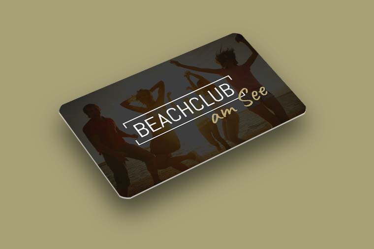 Elektronischer Gutschein im Scheckkartenformat (Kreditkartenformat) und Bonuskarte für die Gastronomie